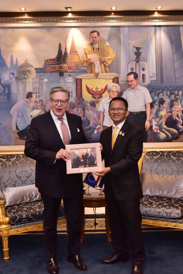 "ทูตสหภาพยุโรปประจำประเทศไทย" ยินดีไทยมีรัฐบาลเลือกตั้ง