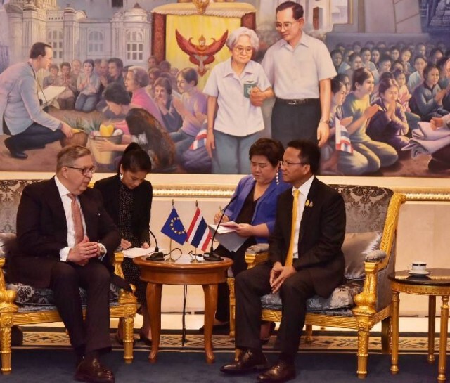 "ทูตสหภาพยุโรปประจำประเทศไทย" ยินดีไทยมีรัฐบาลเลือกตั้ง
