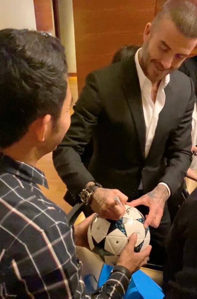 "เบ็คแฮม" เยือนไทย คุย "นครปฐม ยูไนเต็ด" เรื่องทำทีมบอล