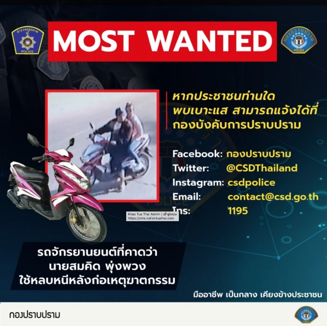 เปิดตำหนิรูปพรรณปัจจุบัน "สมคิด เดอะริปเปอร์"