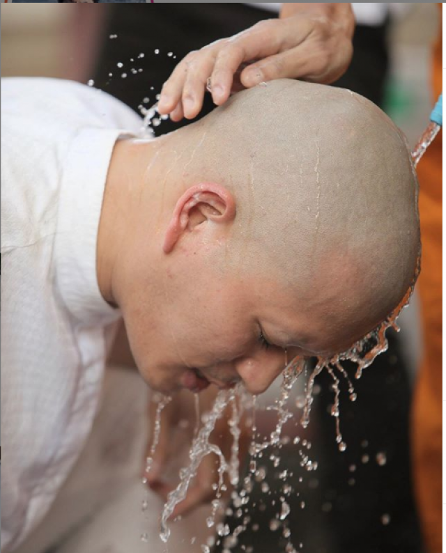 ปั่นจั่น อุปสมบท ได้ฉายาทางธรรม "ธัมมะโชโต"