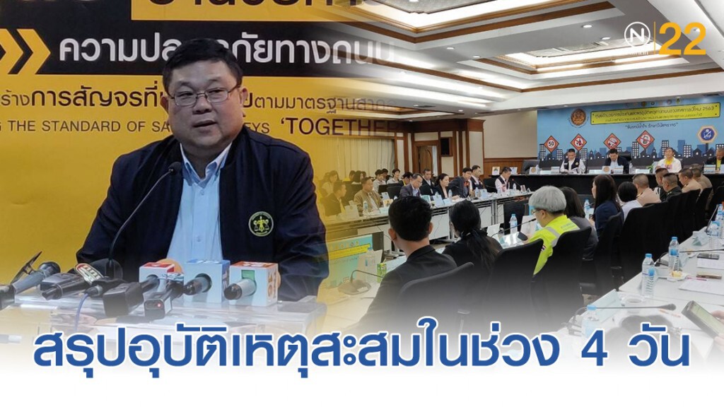 7 วันอันตราย รวม 4 วัน ตาย 208 ราย