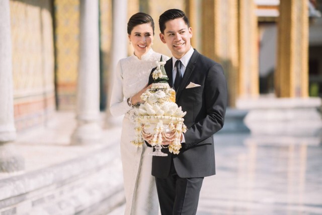 "ศรีริต้า เจนเซ่น" พร้อม "กรณ์ ณรงค์เดช" เข้าเฝ้ากราบสักการะ สมเด็จพระสังฆราช