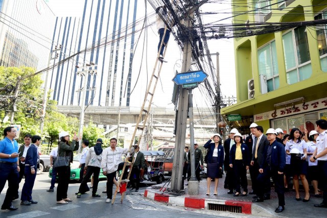 กสทช. เดินหน้าจัดระเบียบสายสื่อสาร