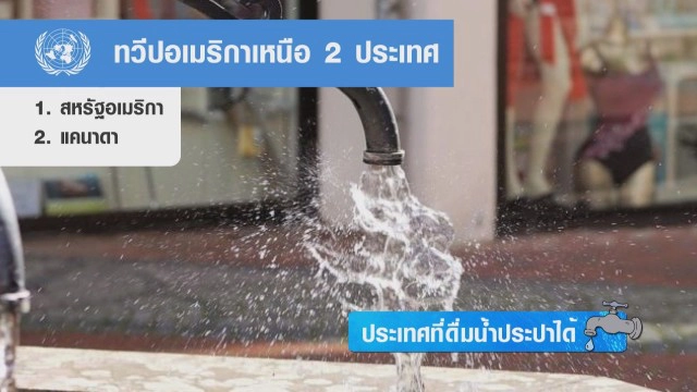 ประเทศที่ดื่มน้ำประปาได้