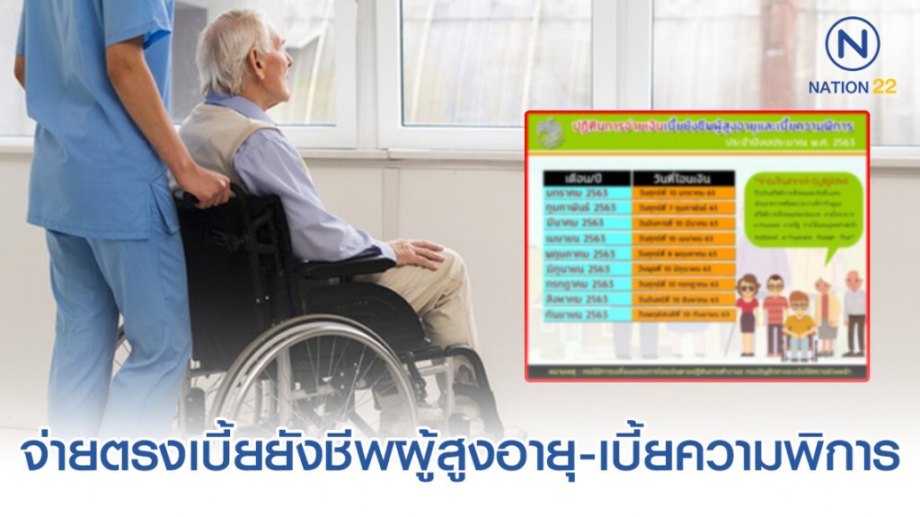ดีเดย์ 10 ม.ค. 63 จ่ายตรงเบี้ยยังชีพผู้สูงอายุ-เบี้ยความพิการ