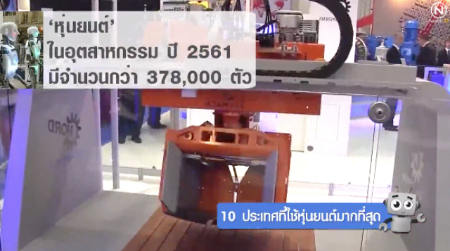 10 ประเทศที่ใช้หุ่นยนต์มากที่สุด