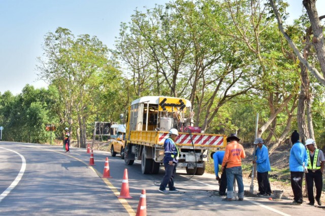 ทางหลวงชนบทรับมือพื้นที่เสี่ยงถนนทรุดตัว