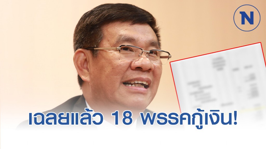 "สมชัย" เฉลย 18 พรรคกู้เงิน แนะ กกต.หากพรรคกู้แล้วผิด จับได้ต้องปรับตก