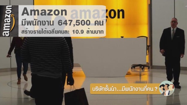 บริษัทชั้นนำ...มีพนักงานกี่คน?
