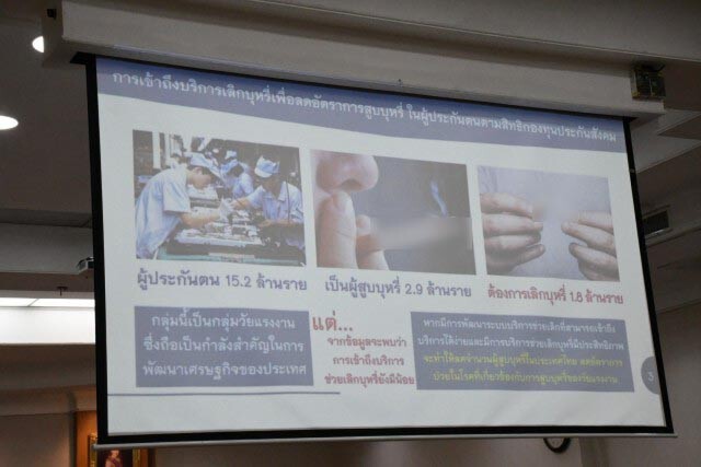 เล็งเพิ่มการเข้าถึง​ "ยาช่วยเลิกบุหรี่" ในกลุ่มผู้ประกันตน