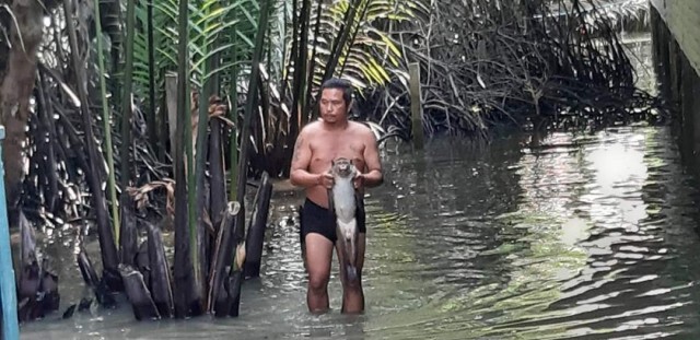 จับ "ลิงแสม" ​ตัวแสบ​ สร้างความเดือดร้อน​