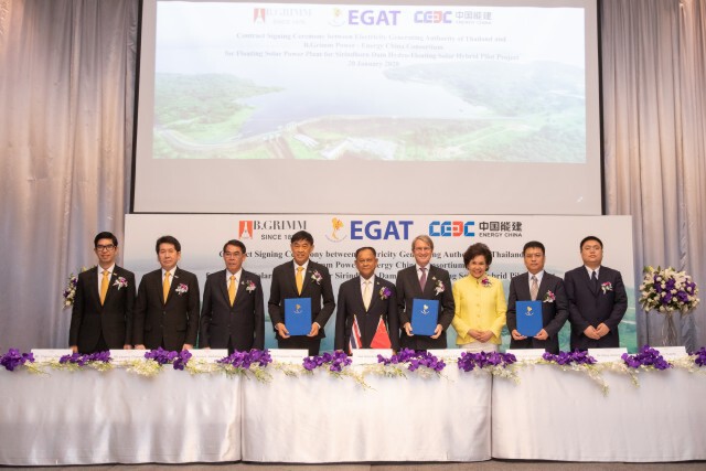 กฟผ. คิกออฟโครงการโซลาร์ลอยน้ำไฮบริดใหญ่ที่สุดในโลก