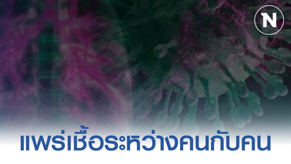 เชื้อไวรัสโคโรนาสายพันธุ์ใหม่ ติดต่อจากคนกับคน!