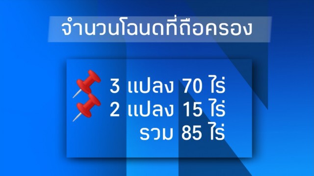 ไม่น้อยหน้าปารีณา​ "พ่อ-ลูก" รัฐมนตรี​รุกเขาใหญ่​ 24​ ไร่
