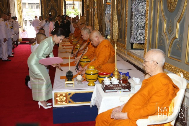 เจ้าฟ้าพัชรกิติยาภา เสด็จแทนพระองค์ไปทรงถวายเครื่องราชอิสริยาภรณ์ ณ วัดราชบพิธ