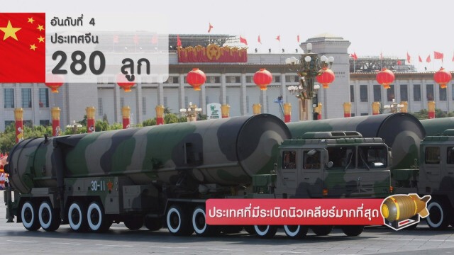 ประเทศที่มีระเบิดนิวเคลียร์มากที่สุด