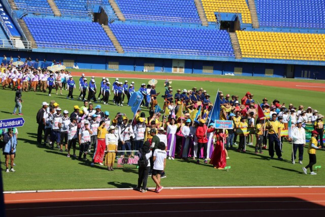 "นิพนธ์"  ประธานเปิดการแข่งขันกรีฑาผู้สูงอายุุ "สารภีเกมส์ " สงขลา