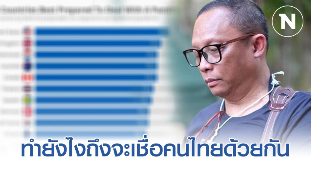 ต้องเอาสถิติจากฝรั่ง คนไทยถึงจะเชื่อคนไทยด้วยกัน ต้องเอาสถิติจากฝรั่ง คนไทยถึงจะเชื่อคนไทยด้วยกัน