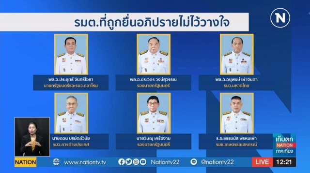 "พรรคฝ่ายค้าน" เข้ายื่น ญัตติอภิปรายไม่ไว้วางใจ 6 รัฐมนตรี