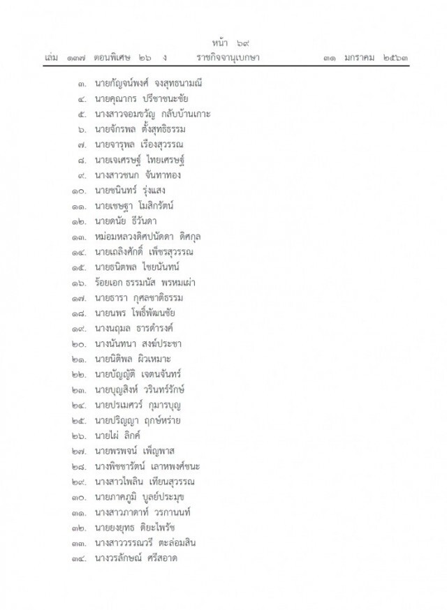 ราชกิจจาฯ ประกาศตั้ง 49 กมธ. ศึกษาแนวทางการป้องกัน แก้ไขฝุ่น PM 2.5 อย่างเป็นระบบ