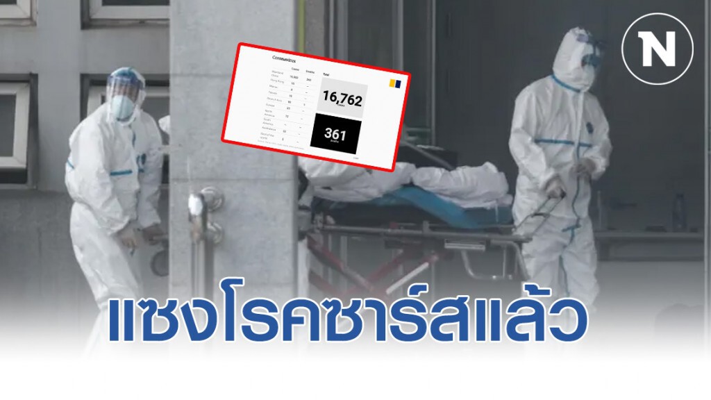 ยอดผู้เสียชีวิตไวรัสโคโรน่าในจีน แซงโรคซาร์สแล้ว