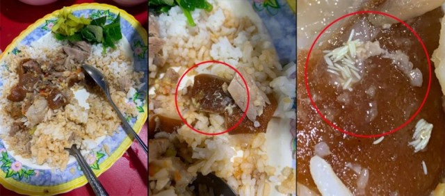 หนุ่มโพสต์ เล่าเหตุการณ์ชวนแหวะ เจอหนอนแมลงวันในจานข้าวขาหมู