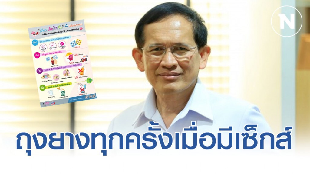 กรมควบคุมโรค ย้ำใช้ถุงยางอนามัยทุกครั้งเมื่อมีเพศสัมพันธ์