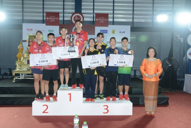 "ปภิสรร –สรัลรักษ์" ได้แชมป์ถ้วยพระราชทาน BBG Princess Cup