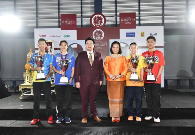 "ปภิสรร –สรัลรักษ์" ได้แชมป์ถ้วยพระราชทาน BBG Princess Cup