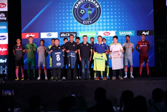 สมุทรปราการซิตี้ เปิดตัวยิ่งใหญ่ ตั้งเป้าจบที่ 3 ไทยลีก