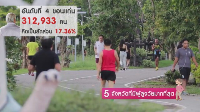 5 จังหวัดที่มีผู้สูงวัยมากที่สุด