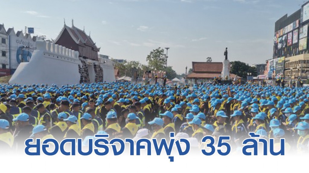 ยอดบริจาค​พุ่ง​ 35 ล้าน​ จ่อมอบครอบครัวผู้เสียชีวิต​รายละ​ 1​ ล้าน​