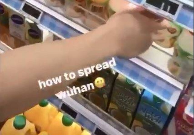 อย่าเลียนแบบ!! หนุ่มเผยวิธีแพร่เชื้อไวรัสโคโรน่า