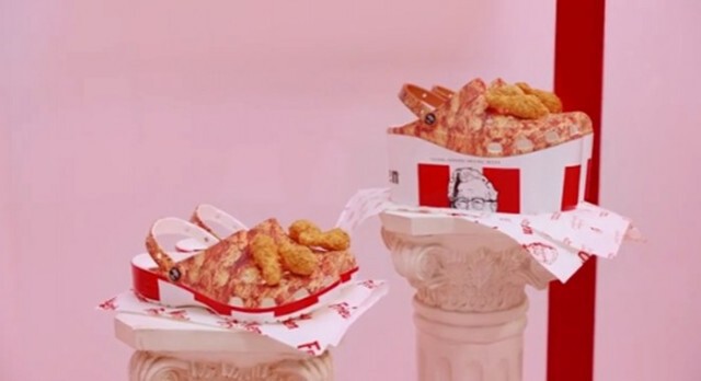 "คร็อคส์" เปิดตัวรองเท้าคอลเลคชั่นใหม่ "ลายไก่ทอด KFC"