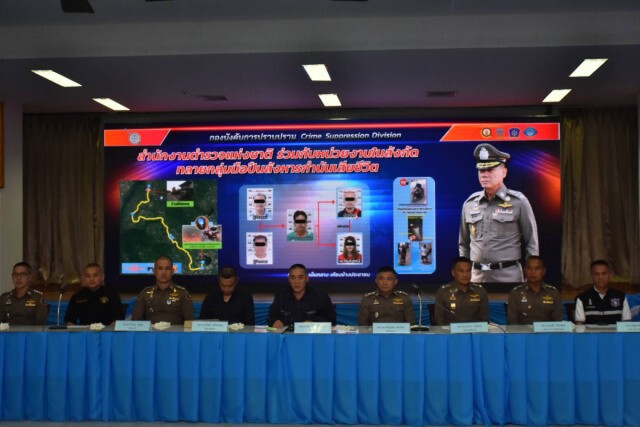 "บิ๊กแป๊ะ" แถลงจับ 5 ผู้ต้องหาร่วมสังหารกำนันเตี้ย