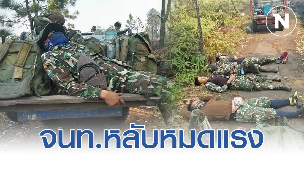 จนท.อุทยานฯภูกระดึง หลับกลางป่า หลังดับไฟ2 วัน