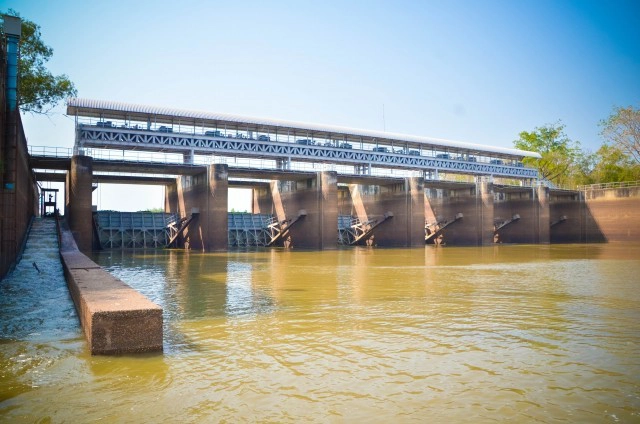 กรมชลฯ เติมน้ำหน้าเขื่อนยโสธร ช่วยภัยแล้งลุ่มน้ำชีตอนล่าง