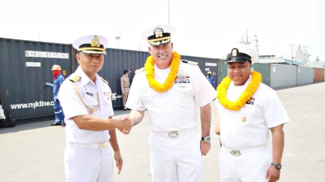 กองทัพเรือไทย ต้อนรับเรือ Uss Green Bay สหรัฐ เข้าร่วมฝึกคอบบร้าโกลด์ 2020