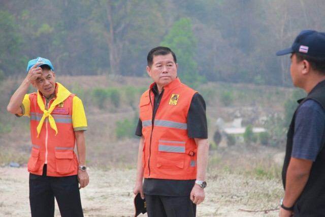 "นิพนธ์" ลงพื้นที่ติดตามไฟไหม้ป่านครนายก