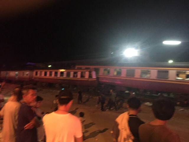 ด่วน!! รถไฟชนกัน ที่สถานีรถไฟปากท่อ