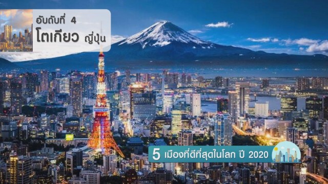5 เมืองที่ดีที่สุดในโลก ปี 2020