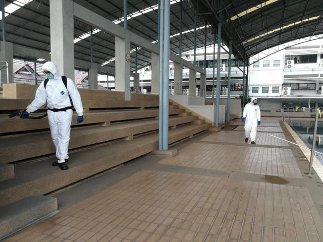 ศิษย์เก่าพระหฤทัยดอนเมือง เปิดภาพปฎิบัติการ! ปิด รร.กำจัดเชื้อไวรัสโควิด-19