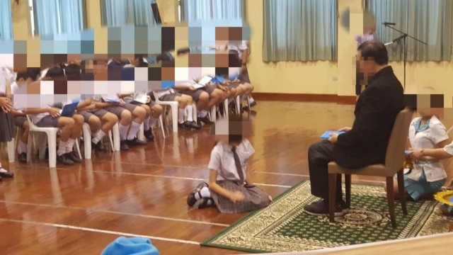 โรงเรียนเอกชนย่านฝั่งธนแจงแล้ว หลังเพจดังจวกให้นักเรียนกราบเท้าเจ้าของ