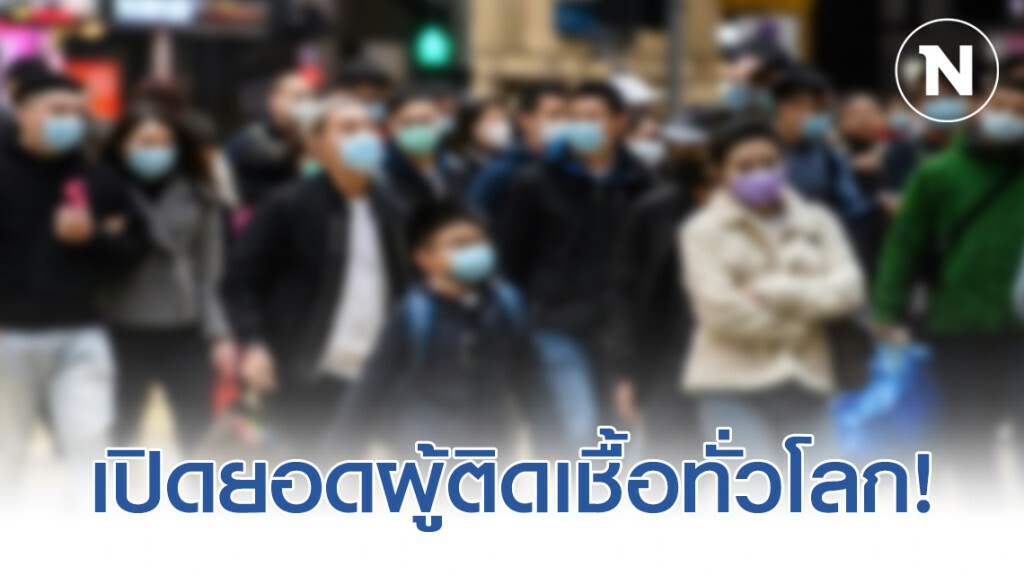 ทะลักเเสน! เปิดจำนวนผู้ป่วยสะสมและเสียชีวิตจากโควิด-19 ทั่วโลก