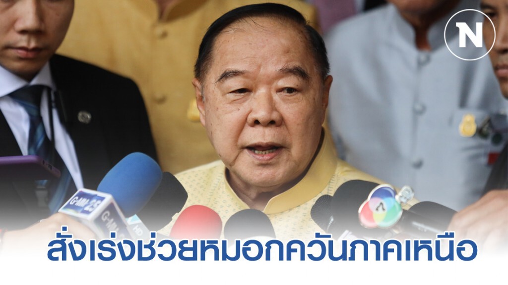 ประวิตร สั่งมหาดไทย-ทรัพยฯ เร่งช่วยไฟป่าหมอกควันภาคเหนือ