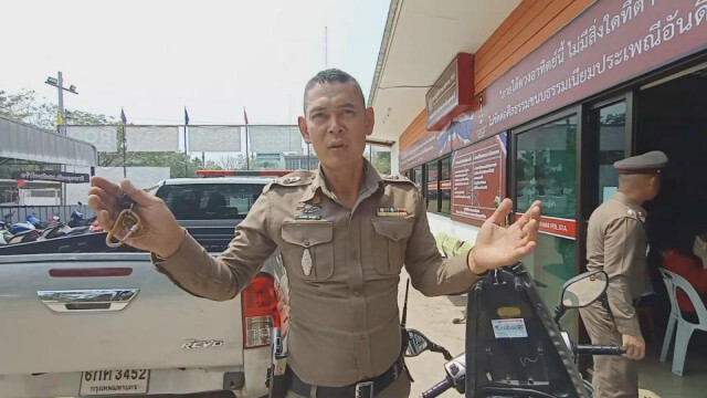 สองผัวเมียพบจยย.ที่หายไปเกือบปี จอดอยู่คิวรถ บขส.อุดรฯ