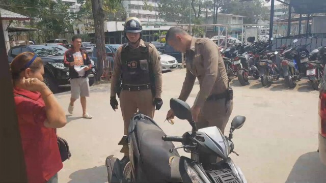 สองผัวเมียพบจยย.ที่หายไปเกือบปี จอดอยู่คิวรถ บขส.อุดรฯ