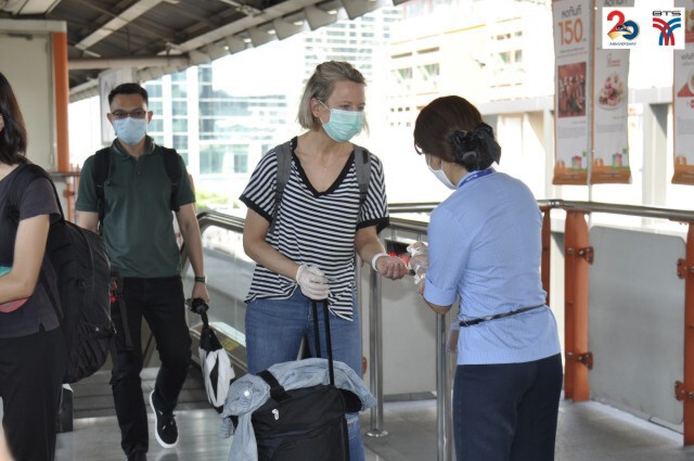 บีทีเอส คุมเข้มมาตรการป้องกันเชื้อไวรัส COVID-19