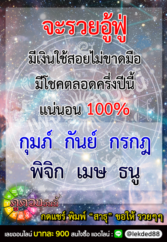 เปิด 6 ราศี จะรวยอู้ฟู้มีเงินใช้สอยไม่ขาดมือ